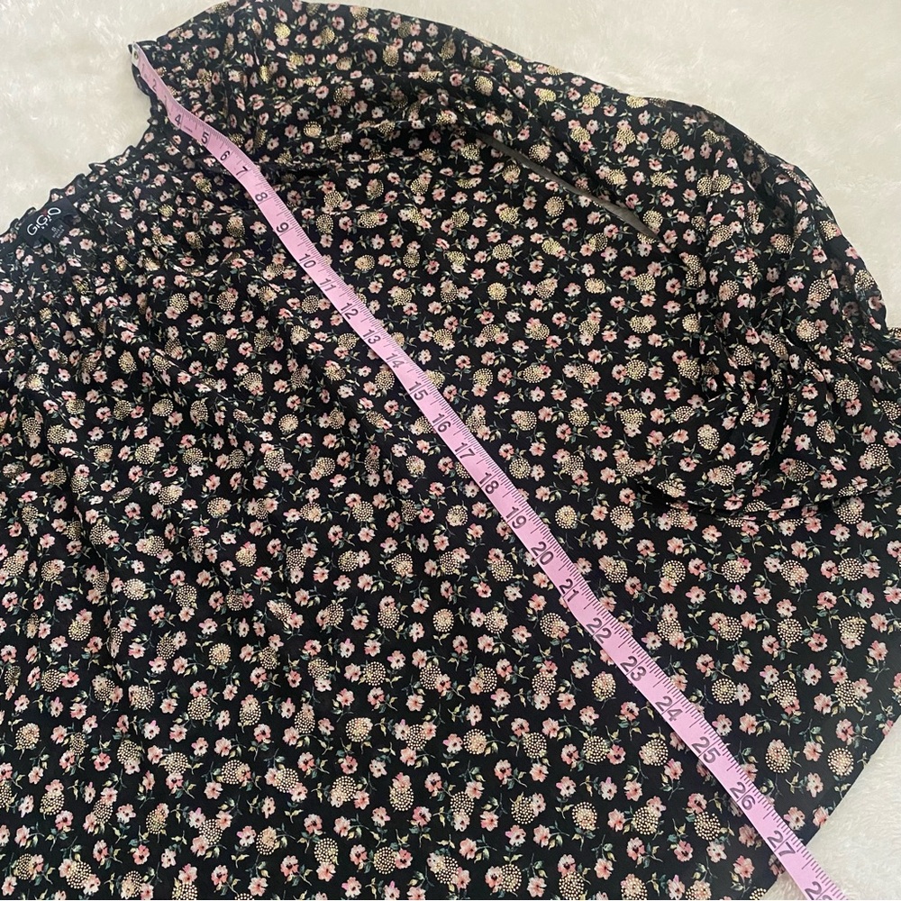 GiGiO Floral Peasant Top Blouse - Picture 6 of 7